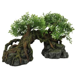 AQUA DELLA - Décor arbre jungle 22.5x11.5x13cm