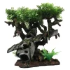 AQUA DELLA - Décor épave d' avion arbre 26x24x27.5cm