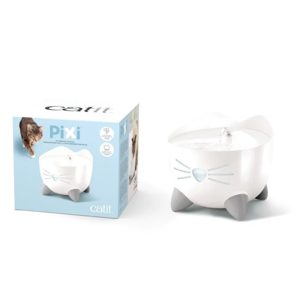 CAT IT - Fontaine à eau pour chat blanche 2.5L