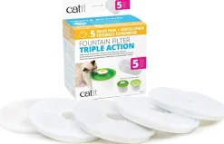 CATIT - Pack de 5 filtres fontaine