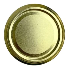 100 couvercles Or TO 63 (pasteurisable sans flip)