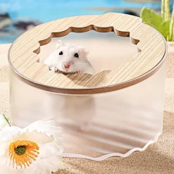 DOWNYPAWS - Bac de bain de sable - facile à nettoyer