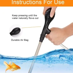 DOWNYPAWS - Changeur d'eau pneumatique semi - automatique pour aquarium