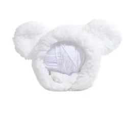 DOWNYPAWS - Chapeau ours pour animaux de compagnie, col règlable
