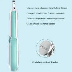DOWNYPAWS - Coupe griffes professionnel pour chats et chiens, avec trou de coupe circulaire de 2mm et lumière led
