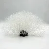DOWNYPAWS - Décoration en corail en silicone pour aquarium, arbre de corail blanc