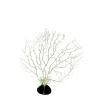 DOWNYPAWS - Décoration en corail et micro-plantes pour aquarium blanc