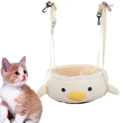 DOWNYPAWS - Hamac pour chat en forme de poulet-peut être posé à plat ou suspendu