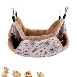 DOWNYPAWS - Hamac 2 étages pour petit animal - jeu & détente