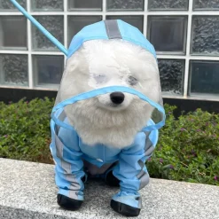 DOWNYPAWS - Imperméable pour chien avec sac de rangement-taille s : longueur du dos : 27 cm