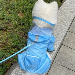 DOWNYPAWS - Imperméable pour chien avec sac de rangement-taille s : longueur du dos : 27 cm