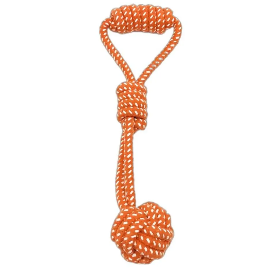 DOWNYPAWS - Jouet En Corde Durable Avec Balle Pour Chien - Jouet à Mâcher Et Tirer Pour Toutes Les Races
