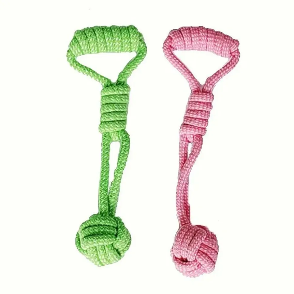 DOWNYPAWS - Jouet En Corde Durable Avec Balle Pour Chien - Jouet à Mâcher Et Tirer Pour Toutes Les Races