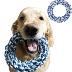 DOWNYPAWS - Jouets à mâcher pour chiens-jouet dentaire avec corde pour chien