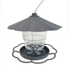 DOWNYPAWS - Mangeoire à oiseaux sauvages rétractable pliable pour jardin suspendu