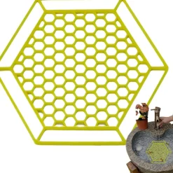 DOWNYPAWS - Plateau d'eau pour insectes - ruche avec bordure creuse flottant jaune