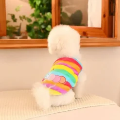 DOWNYPAWS - Pull arc - en - ciel, mignon pour chien