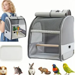 DOWNYPAWS - Sac à dos de voyage - léger, portable, avec barre debout, plateau et rideaux