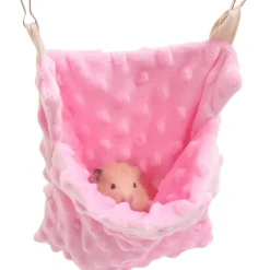 DOWNYPAWS - Sacs de couchage pour petits animaux-sac de couchage chaud rose double face