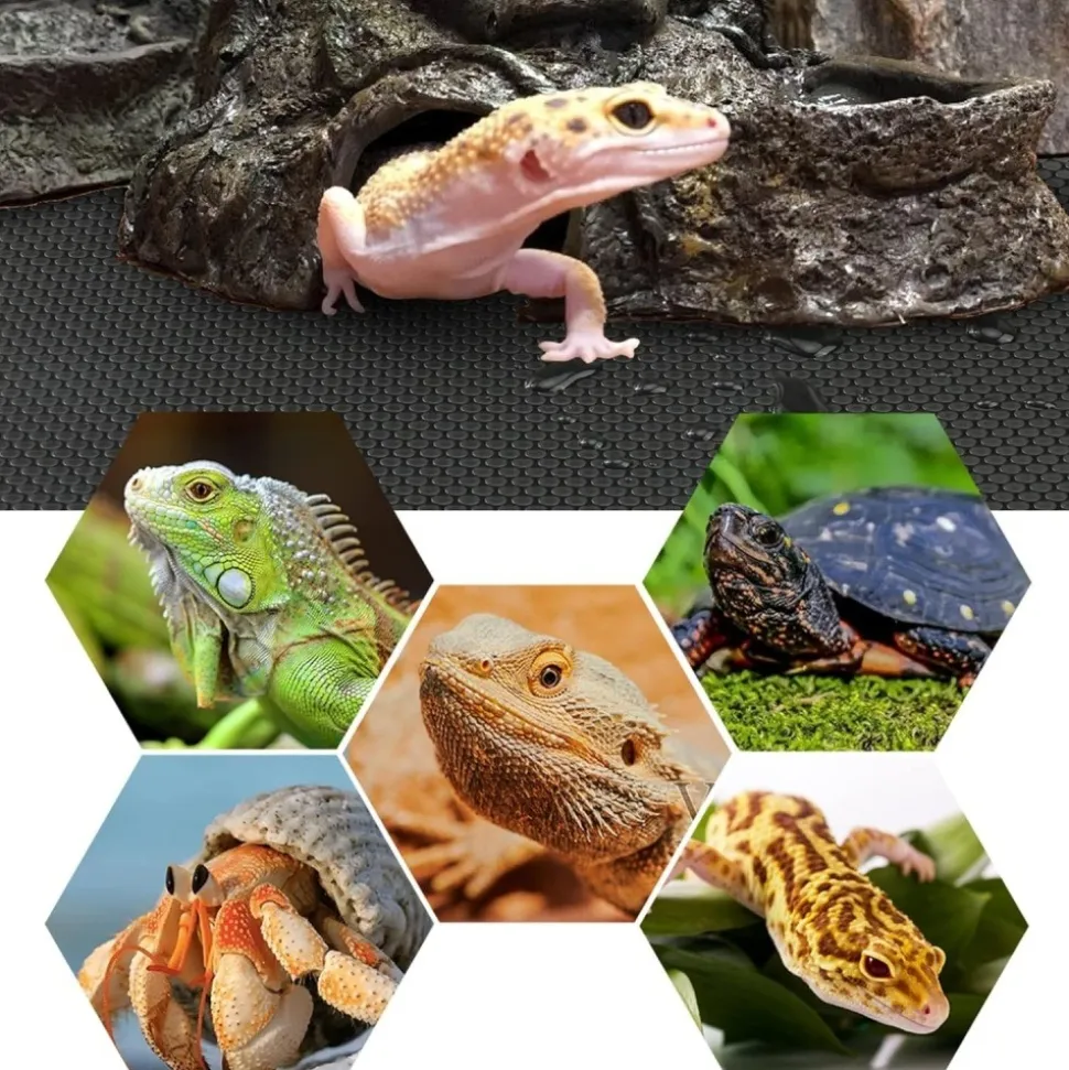 DOWNYPAWS - Tapis de terrarium - substrat pour reptiles