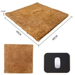 DOWNYPAWS - Tapis en fibre de noix de coco pour nid d'oiseau et animal de compagnie 40*40cm5 pièces