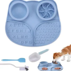 DOWNYPAWS - Tapis à lécher en silicone pour chiens et chats