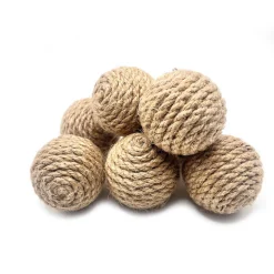 DTOPBUYAGE - Dtopbuyage balles en corde de chanvre pour chat (4 pièces)