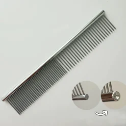 DTOPBUYAGE - Dtopbuyage peigne démêlant en acier inoxydable pour chat et chien