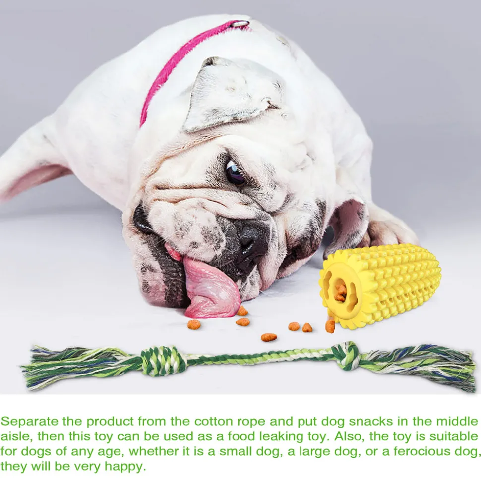 DTOPBUYAGE - Jouets de mâche pour chien en forme de maïs