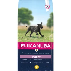 EUKANUBA - Croquettes au poulet, pour chiot de grande taille - 12kg