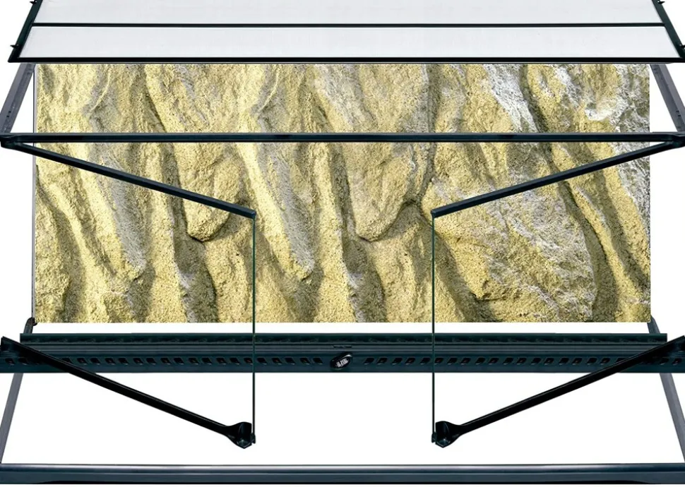 EXO TERRA - Terrarium en Verre pour Reptiles et Amphibiens/paludarium s/x-tall