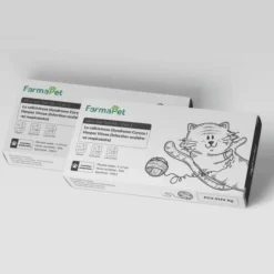 FARMAPET - Test rapide 2 en 1 détection maladie respiratoires du chat - farmapet 10 tests