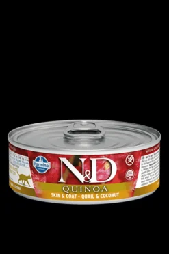 FARMINA - Humides n&d chat quinoa caille & noix de coco 24x80 gr