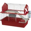 FERPLAST - Clapier barn 80 78x48x65 cm rouge