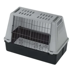 FERPLAST - Panier de transport Atlas Car Mini : gris plastique
