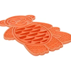 FLAMINGO - Le tapis à lécher sumu singe orange, 40 x 28 x 3 cm, pour les chiens et les