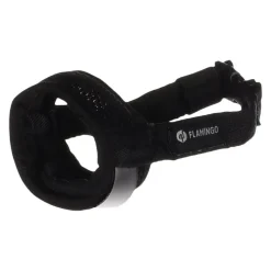 FLAMINGO - Muselière noir en nylon doux taille xxs pour chien