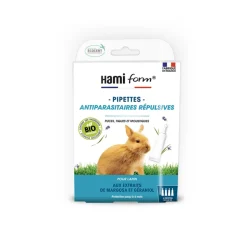 HAMI FORM - Pipettes Antiparasitaires Ecosoin bio lapin 4 x 0,3ml
