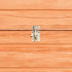 HELLOSHOP26 - Clapier bois de pin et de sapin massif 152 x 128 x 108 cm bois marron
