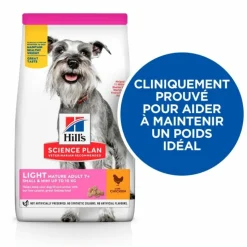 HILL'S - Croquettes chien science plan adult mature 7+ mini light - hill's 2,5 kg