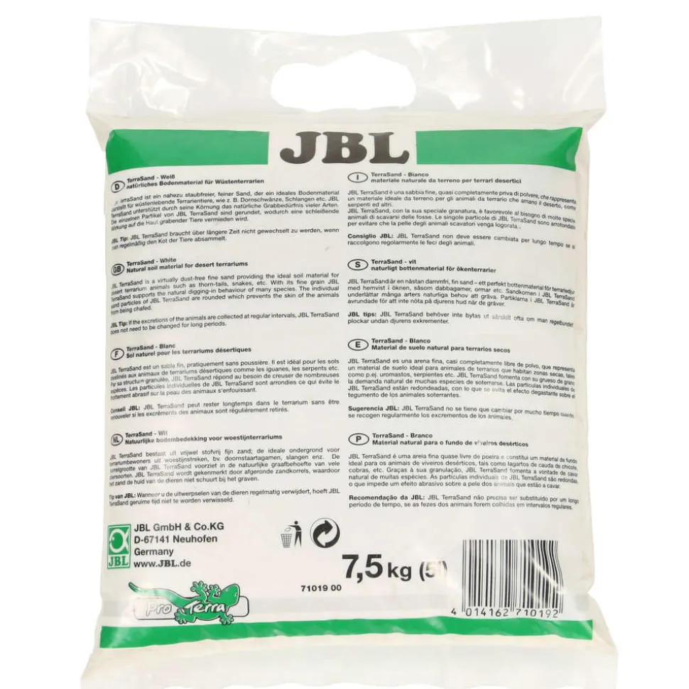 JBL - Sable terrarium TerraSand blanc 7,5kg