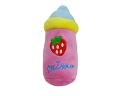 Jouets pour chiens en forme de hamburger, de frites, de glace, d'écrevisses, de bouteille de lait et de bonbons