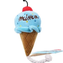 Jouets pour chiens en forme de hamburger, de frites, de glace, d'écrevisses, de bouteille de lait et de bonbons