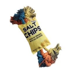 Jouets pour chiens - mcboson - corde couinante en forme de chips