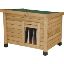 KERBL - Maison pour chat rustica 57x42x45cm - bois