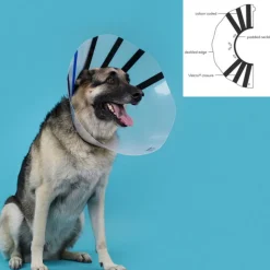 KVP - Collier de protection isabelino pour chiens ez clear (18-25 cm)
