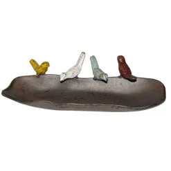 LA GRANDE PRAIRIE - Mangeoire arc en ciel gourmand 25x11x6cm