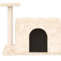 MAISON EXCLUSIVE - Arbre à chat avec griffoir en sisal crème 51 cm