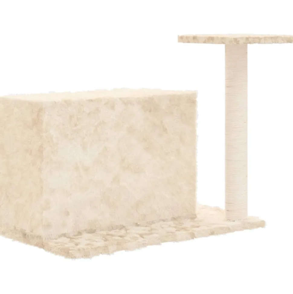 MAISON EXCLUSIVE - Arbre à chat avec griffoir en sisal crème 51 cm