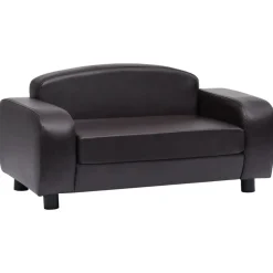 MAISON EXCLUSIVE - Canapé pour chien marron 80x50x40 cm similicuir
